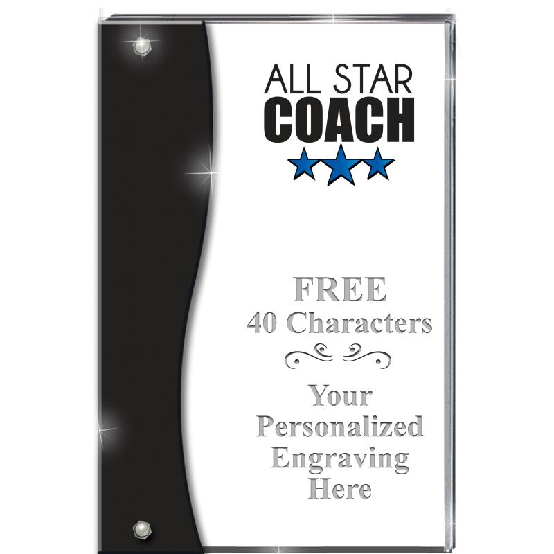 7.5" ONYX ACCENT WAVE ACRYLIC