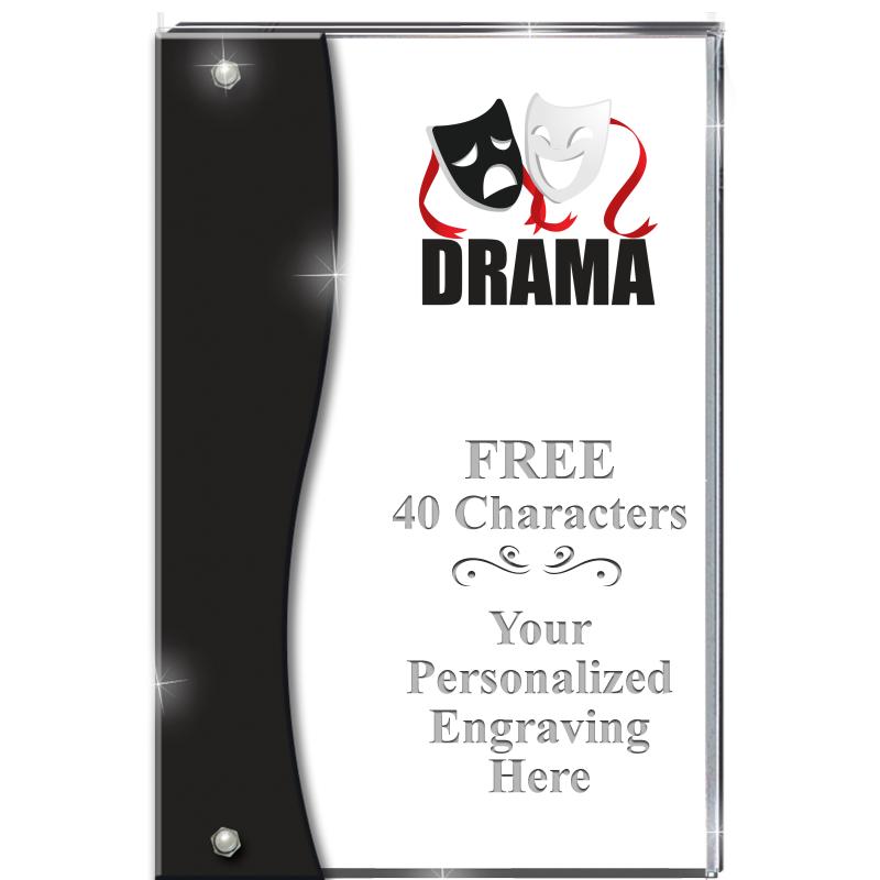 7.5" ONYX ACCENT WAVE ACRYLIC