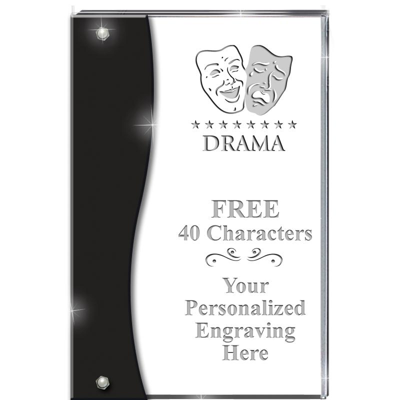 7.5" ONYX ACCENT WAVE ACRYLIC