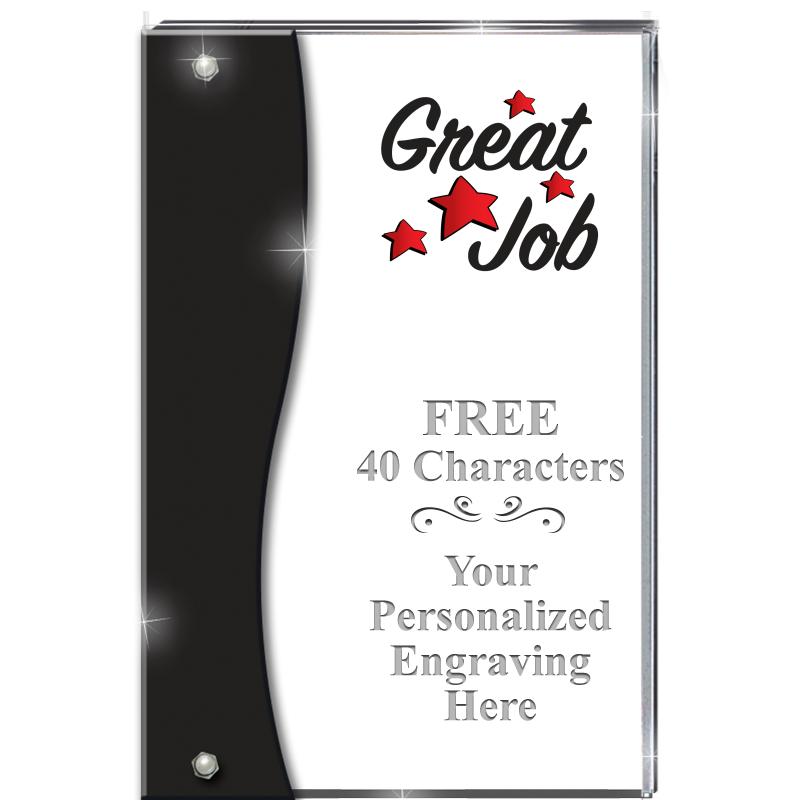 7.5" ONYX ACCENT WAVE ACRYLIC