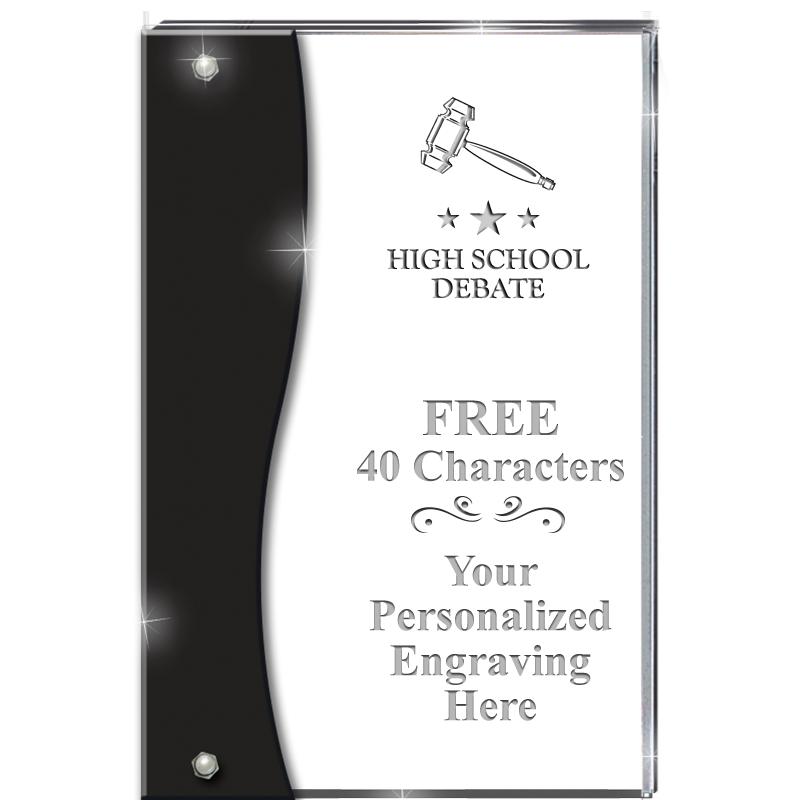 7.5" ONYX ACCENT WAVE ACRYLIC