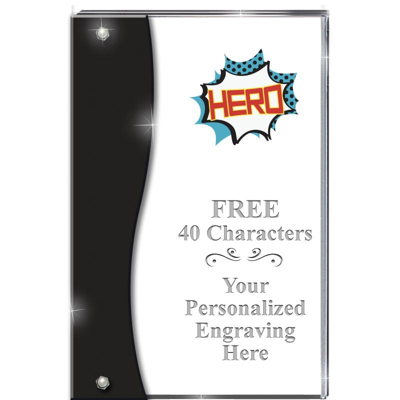 7.5" ONYX ACCENT WAVE ACRYLIC