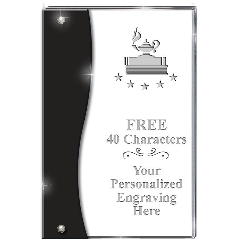 7.5" ONYX ACCENT WAVE ACRYLIC