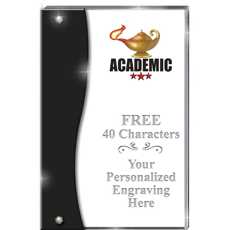 7.5" ONYX ACCENT WAVE ACRYLIC