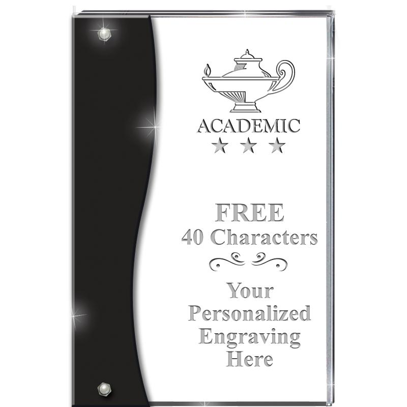 7.5" ONYX ACCENT WAVE ACRYLIC