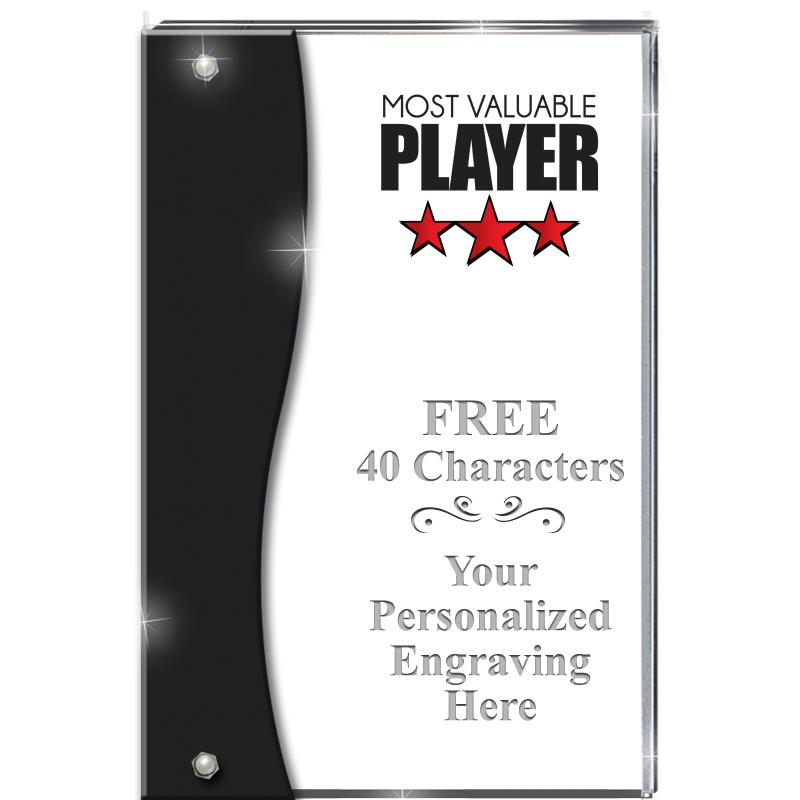 7.5" ONYX ACCENT WAVE ACRYLIC