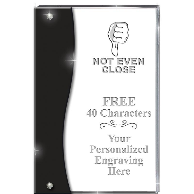 7.5" ONYX ACCENT WAVE ACRYLIC