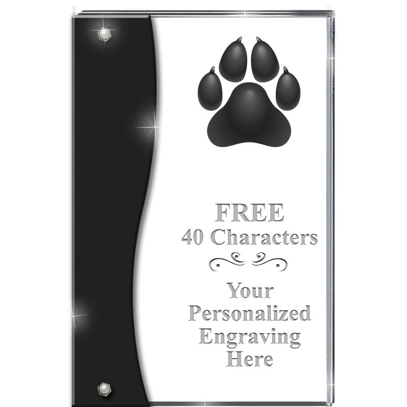 7.5" ONYX ACCENT WAVE ACRYLIC