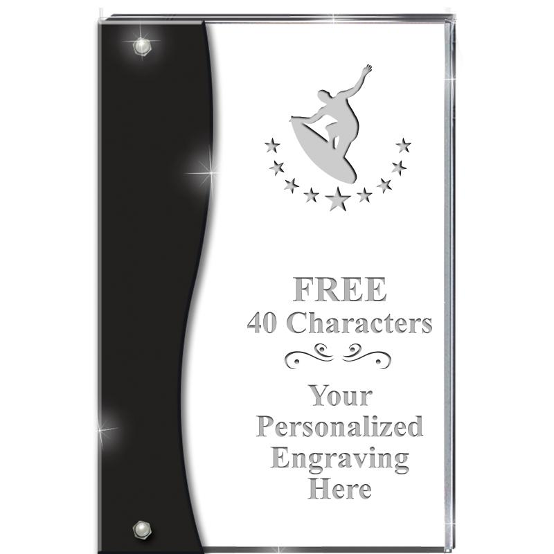 7.5" ONYX ACCENT WAVE ACRYLIC