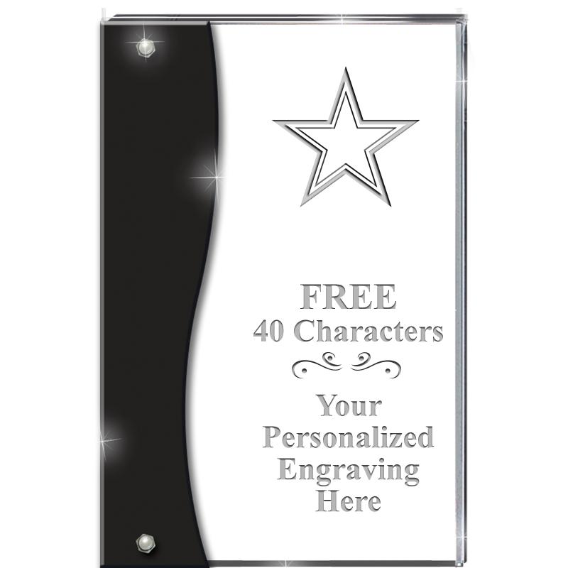 7.5" ONYX ACCENT WAVE ACRYLIC