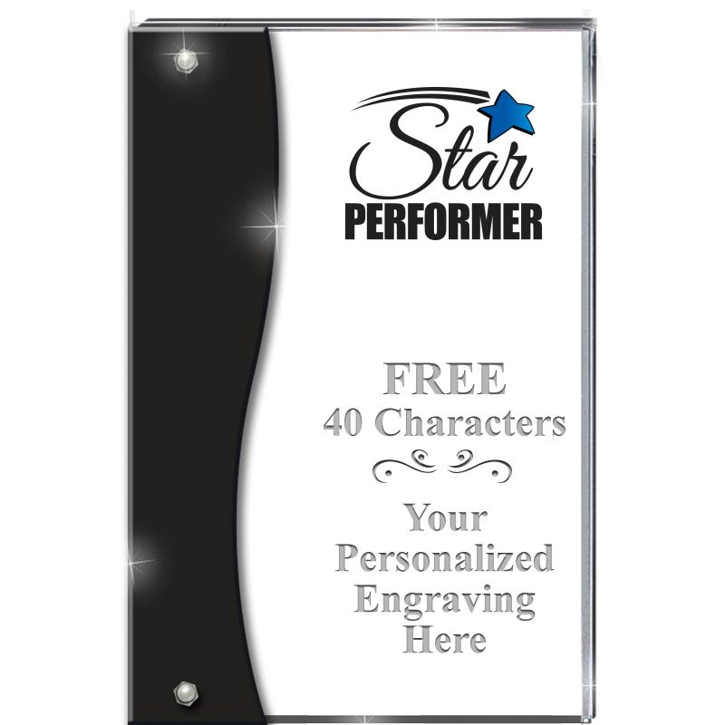 7.5" ONYX ACCENT WAVE ACRYLIC