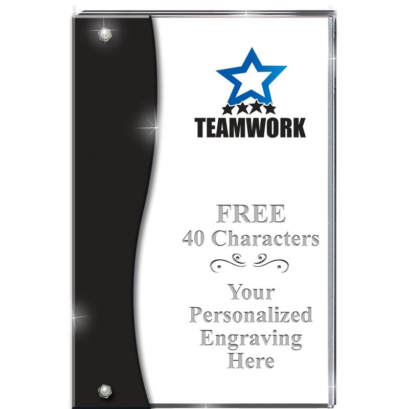 7.5" ONYX ACCENT WAVE ACRYLIC