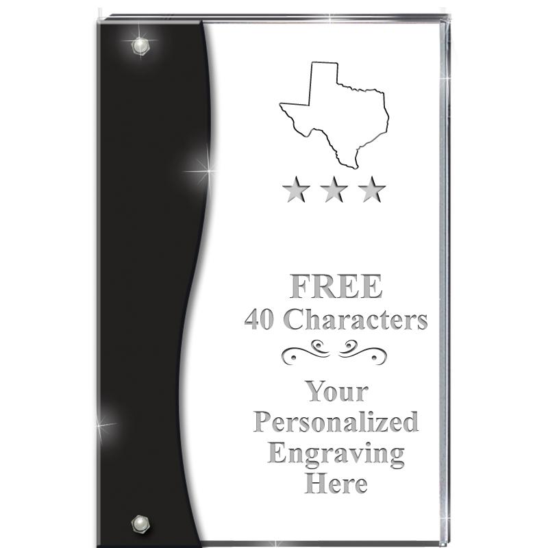 7.5" ONYX ACCENT WAVE ACRYLIC