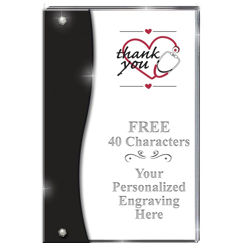 7.5" ONYX ACCENT WAVE ACRYLIC