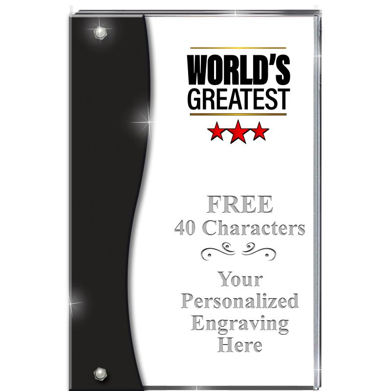 7.5" ONYX ACCENT WAVE ACRYLIC