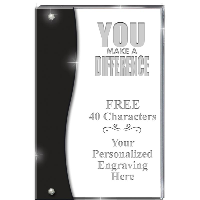 7.5" ONYX ACCENT WAVE ACRYLIC