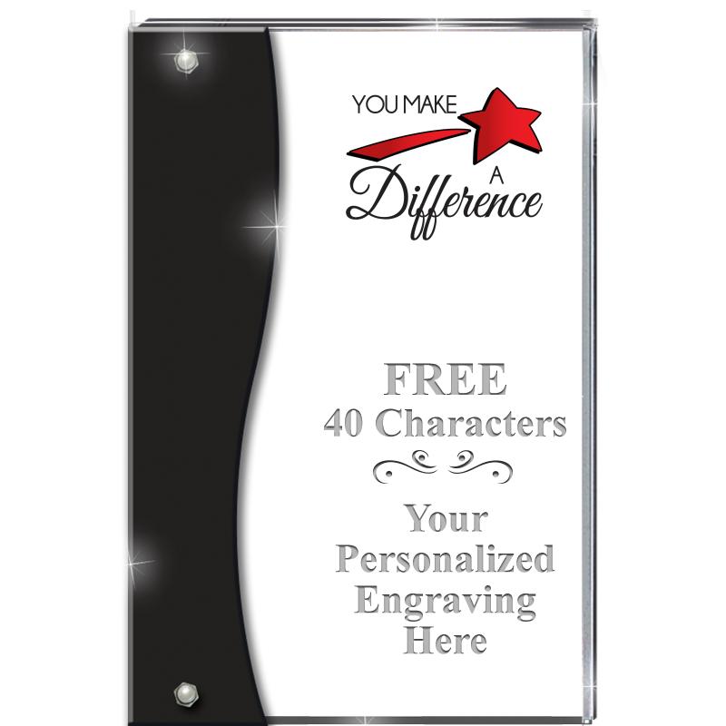 7.5" ONYX ACCENT WAVE ACRYLIC