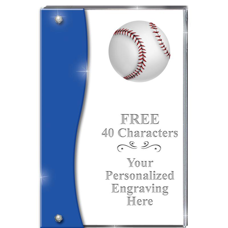 7.5" AZURE ACCENT WAVE ACRYLIC