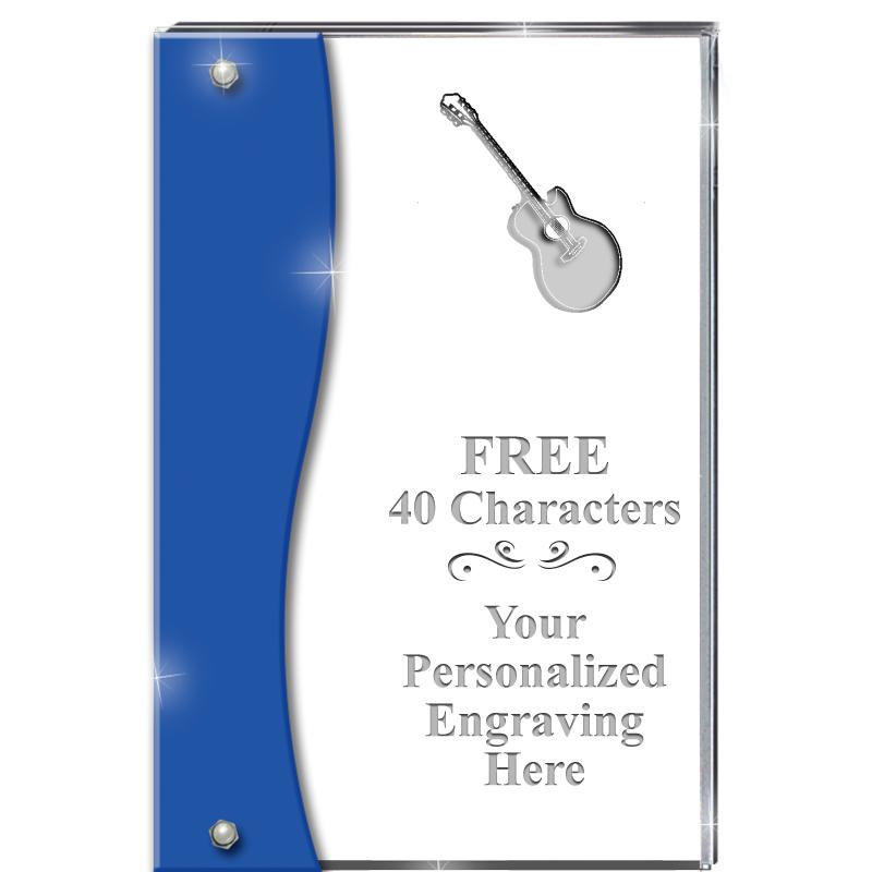 7.5" AZURE ACCENT WAVE ACRYLIC