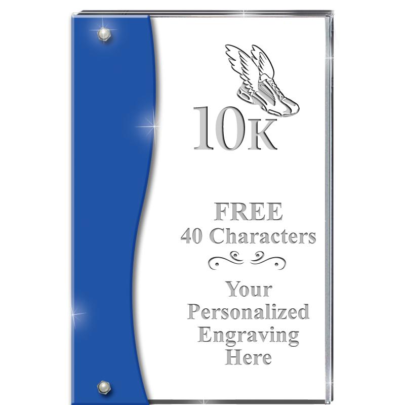 7.5" AZURE ACCENT WAVE ACRYLIC