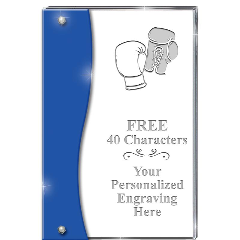 7.5" AZURE ACCENT WAVE ACRYLIC