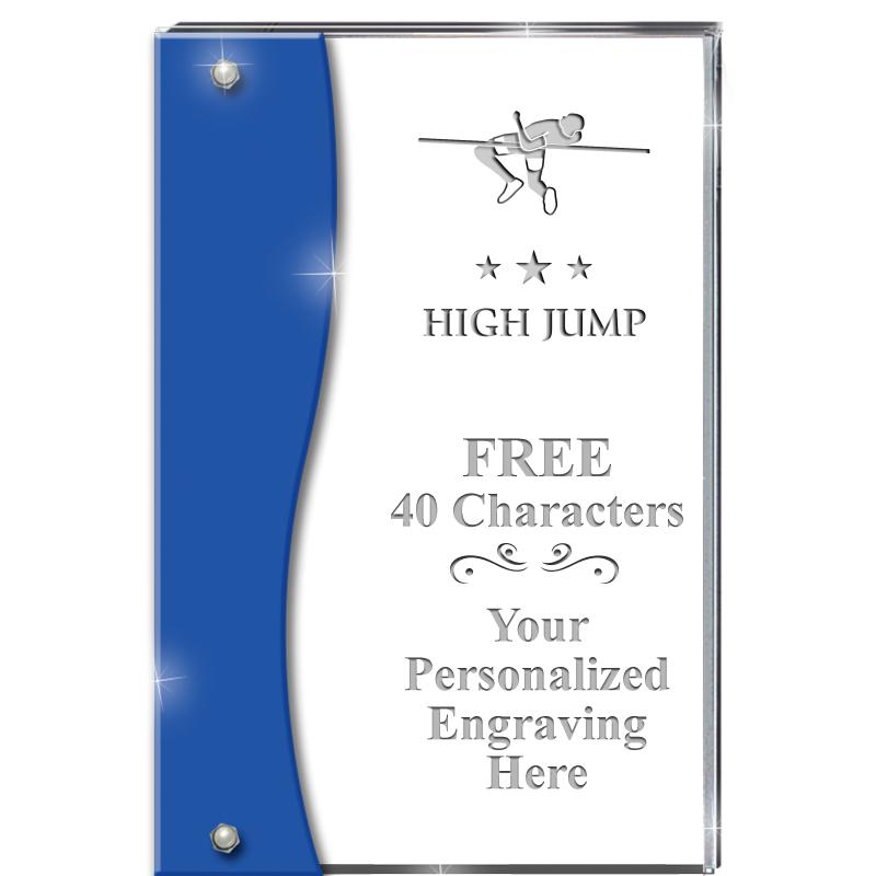 7.5" AZURE ACCENT WAVE ACRYLIC