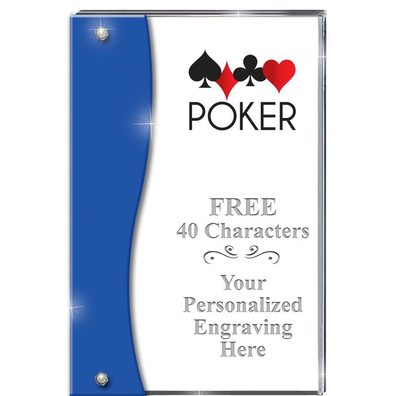 7.5" AZURE ACCENT WAVE ACRYLIC