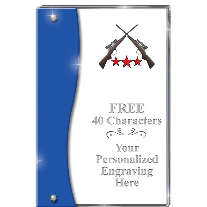 7.5" AZURE ACCENT WAVE ACRYLIC