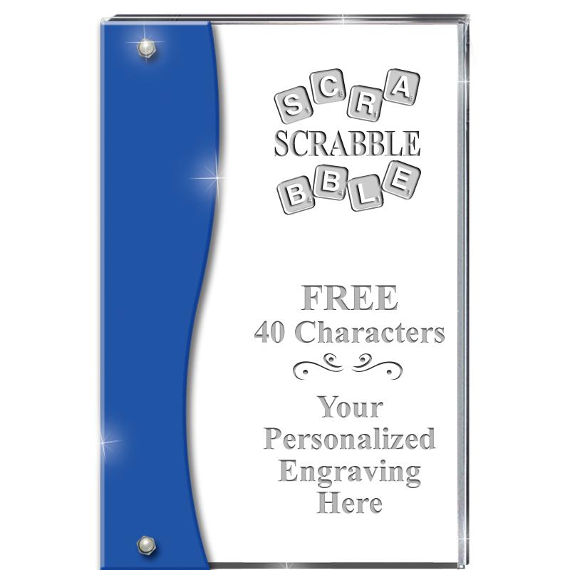 7.5" AZURE ACCENT WAVE ACRYLIC