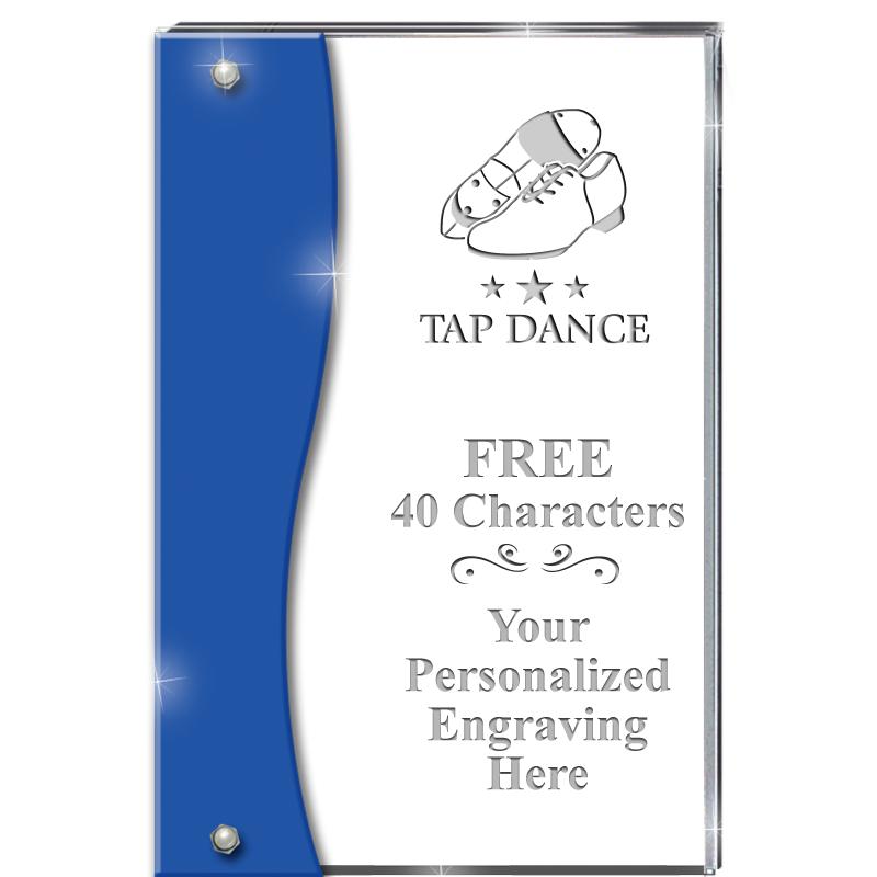 7.5" AZURE ACCENT WAVE ACRYLIC