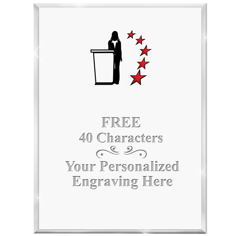 3" X 4" VERTICAL DISPLAY ACRYL