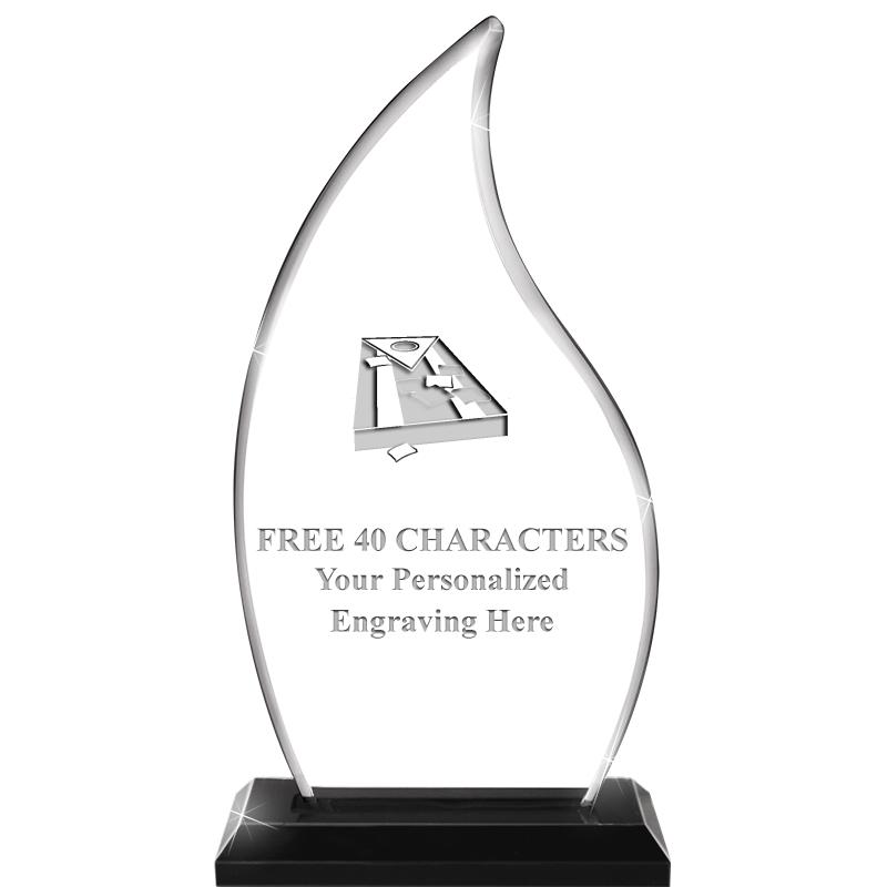 4.5"x8" FLAME SKYLINE/BASE