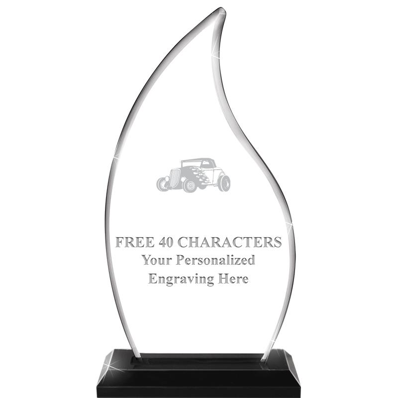 4.5"x8" FLAME SKYLINE/BASE