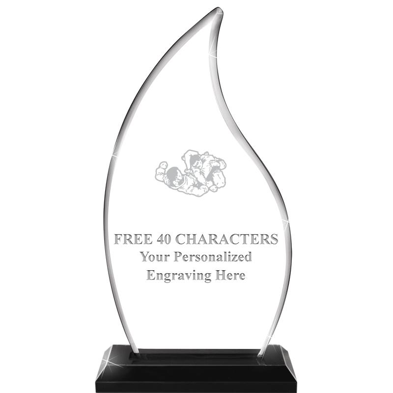 4.5"x8" FLAME SKYLINE/BASE