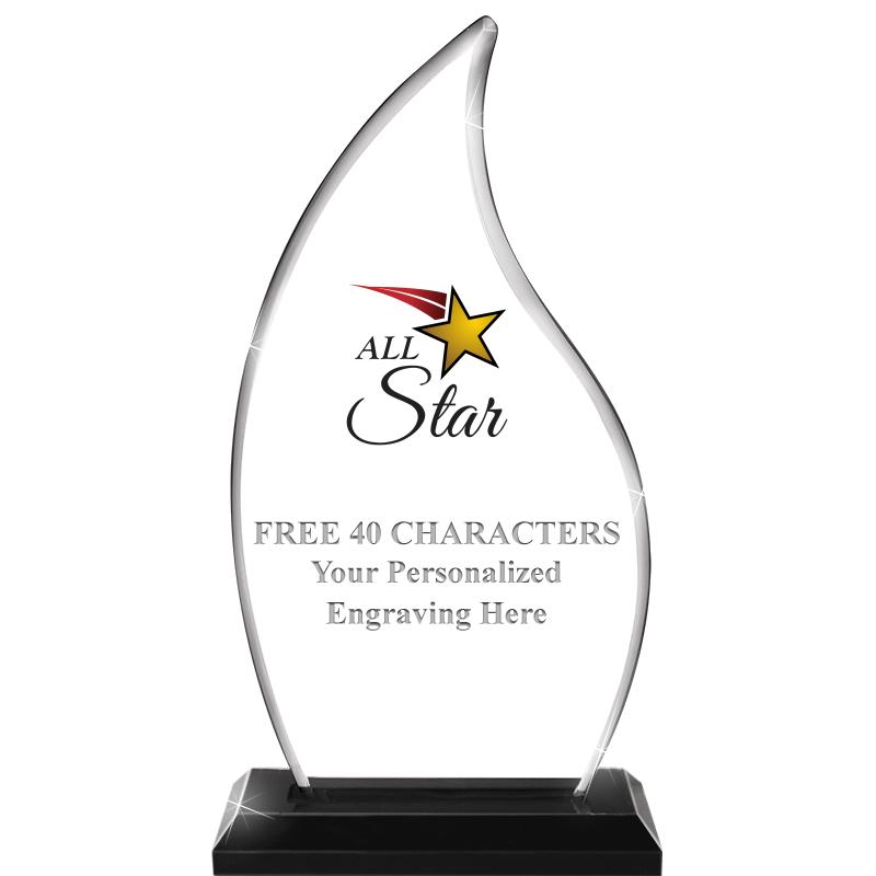 4.5"x8" FLAME SKYLINE/BASE