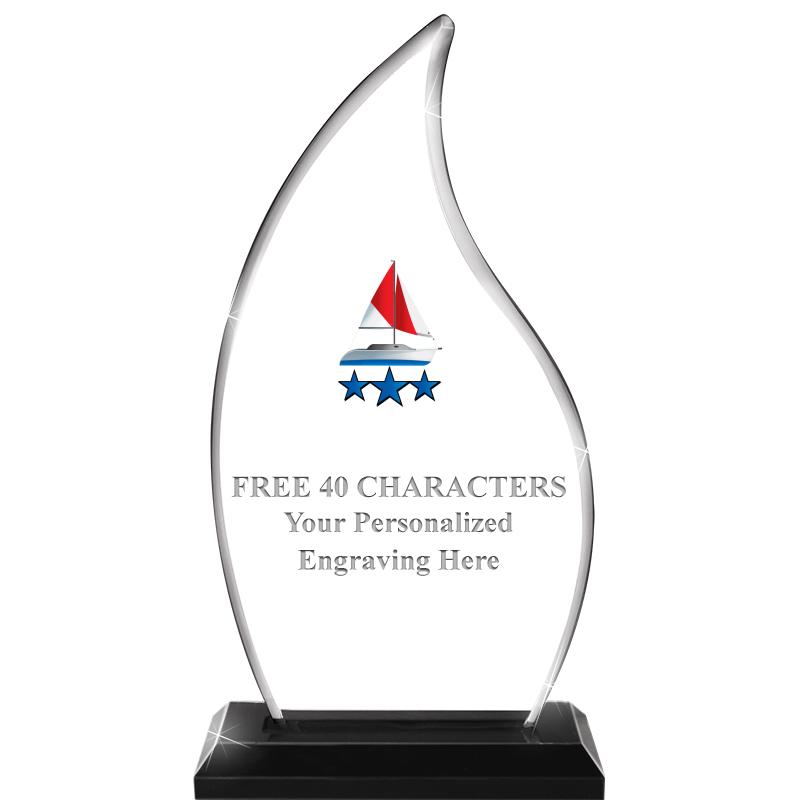 4.5"x8" FLAME SKYLINE/BASE