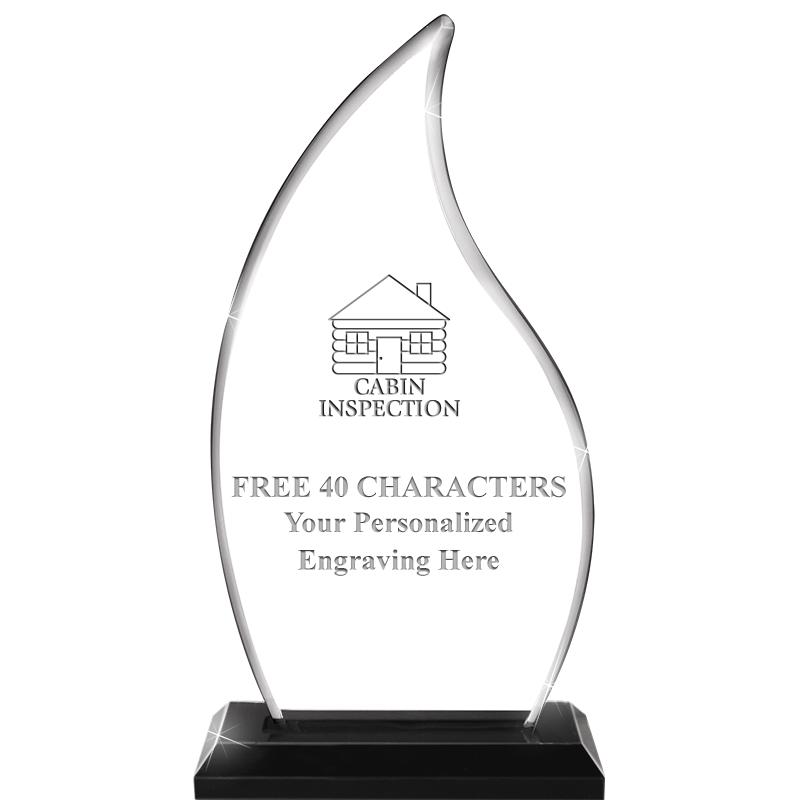 4.5"x8" FLAME SKYLINE/BASE