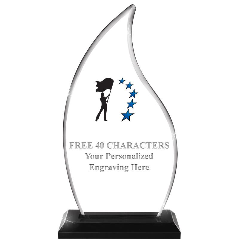 4.5"x8" FLAME SKYLINE/BASE