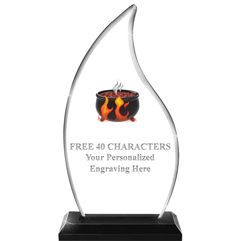 4.5"x8" FLAME SKYLINE/BASE