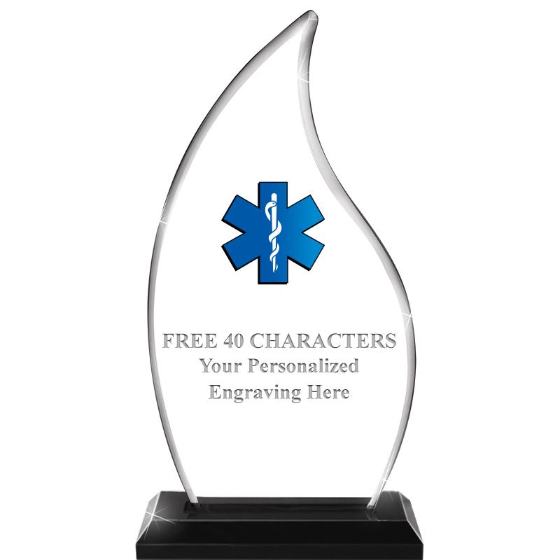 4.5"x8" FLAME SKYLINE/BASE