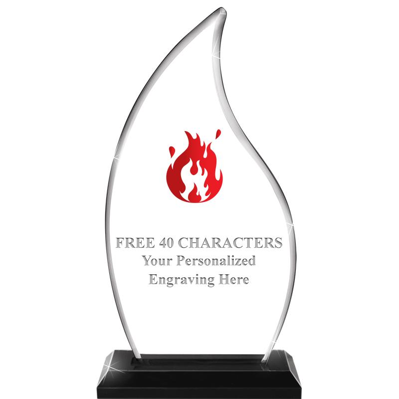 4.5"x8" FLAME SKYLINE/BASE