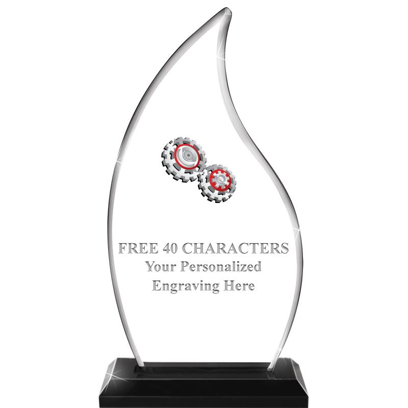 4.5"x8" FLAME SKYLINE/BASE