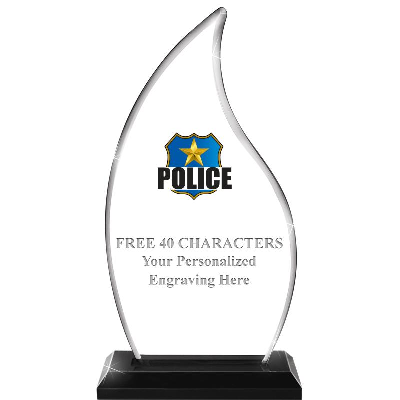 4.5"x8" FLAME SKYLINE/BASE