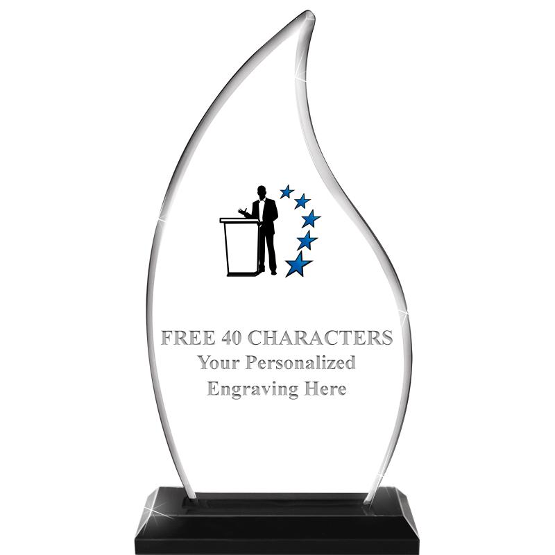 4.5"x8" FLAME SKYLINE/BASE