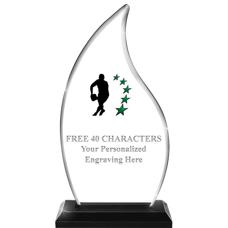 4.5"x8" FLAME SKYLINE/BASE