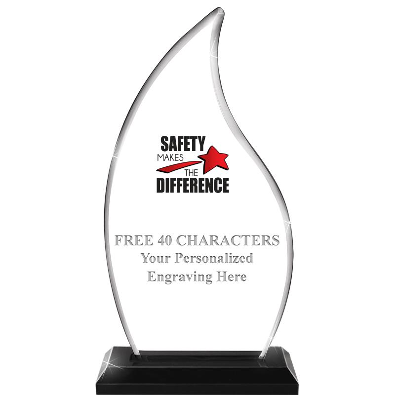 4.5"x8" FLAME SKYLINE/BASE