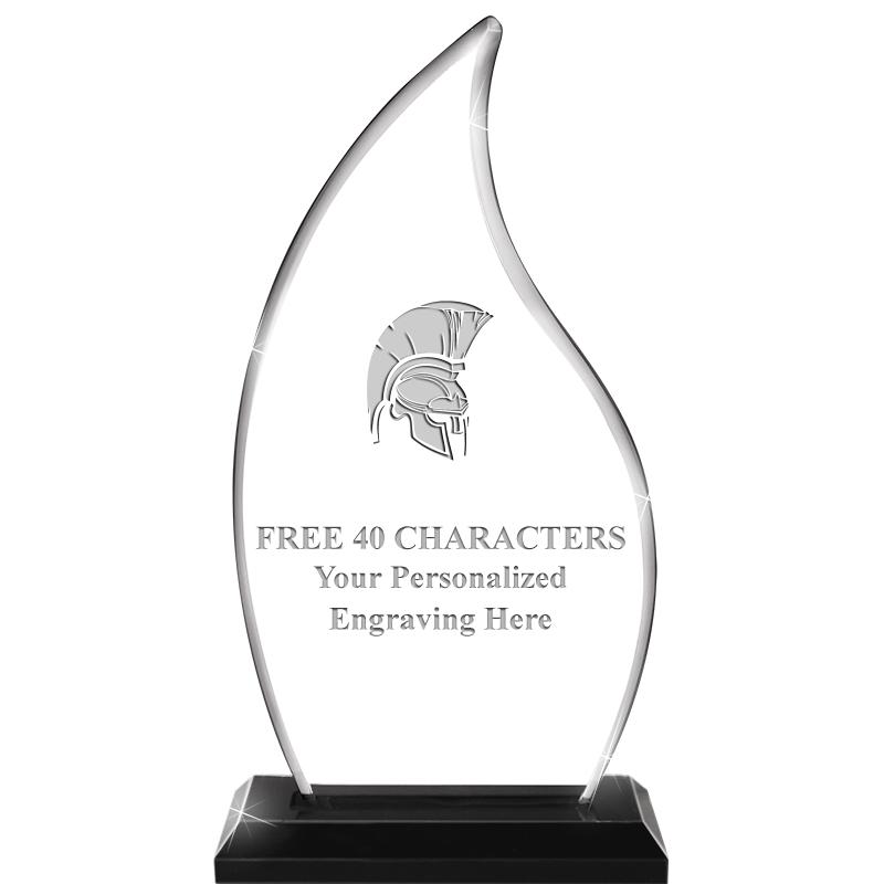 4.5"x8" FLAME SKYLINE/BASE