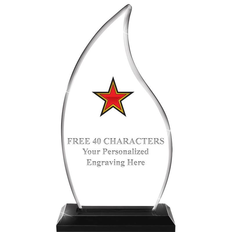 4.5"x8" FLAME SKYLINE/BASE