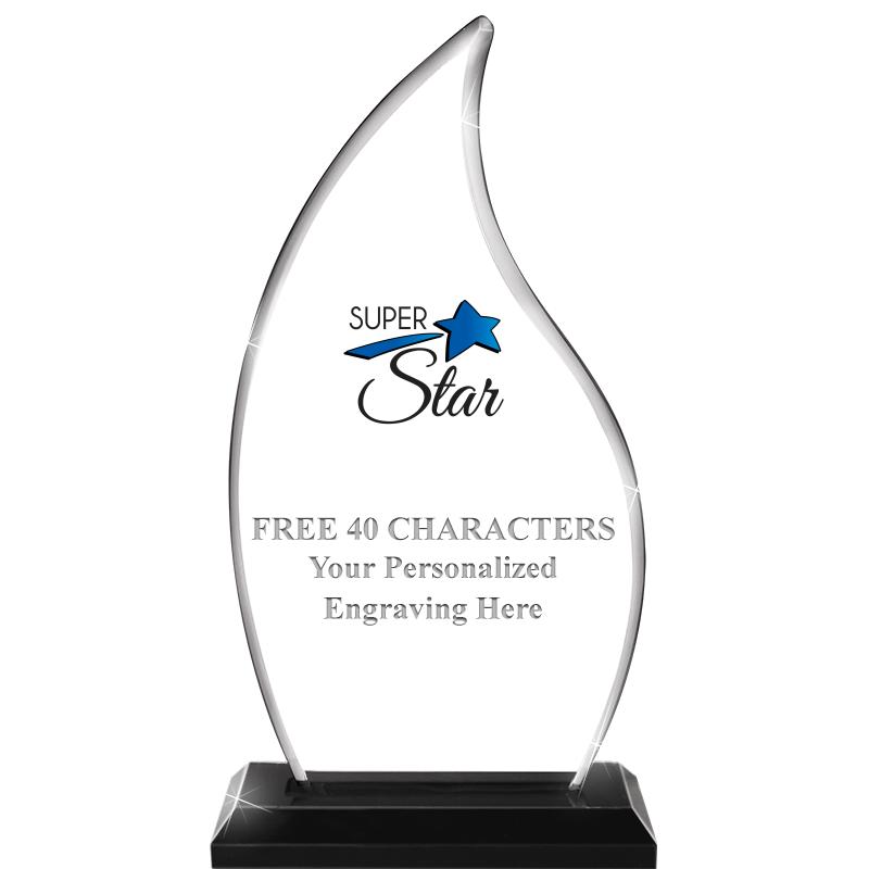 4.5"x8" FLAME SKYLINE/BASE