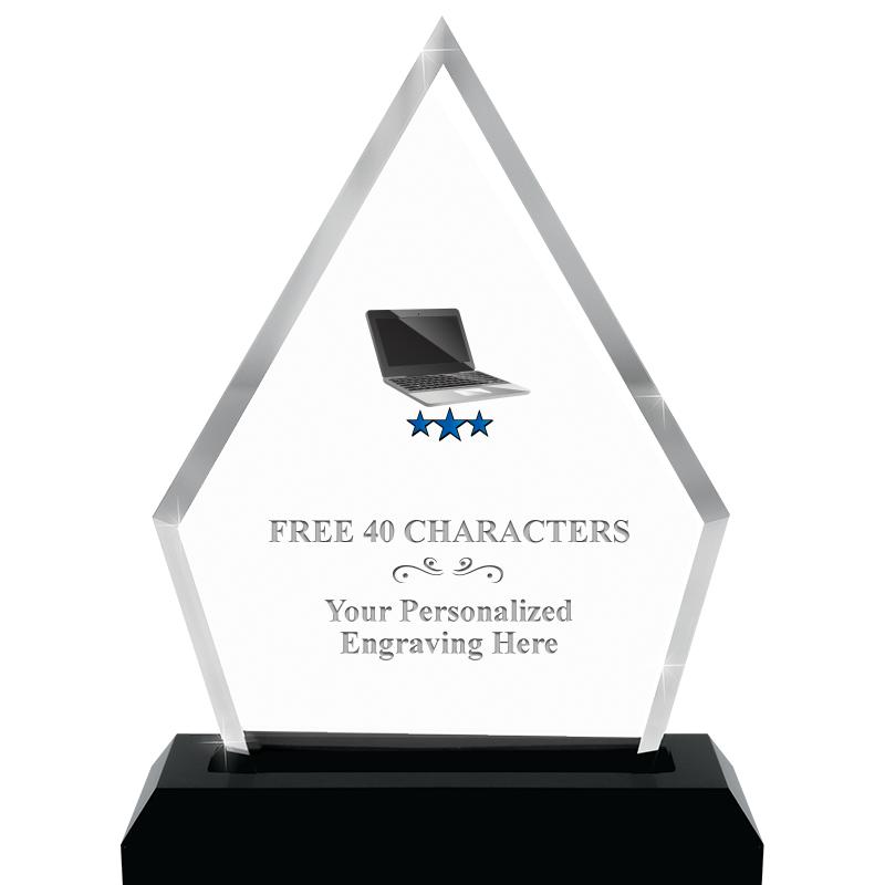 4.5"x5.5" PYRAMID SKYLINE/BASE